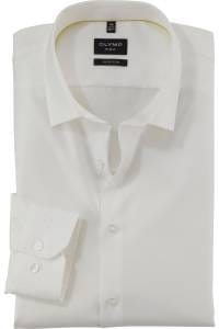 OLYMP No. Six Super Slim Hemd hellbeige, Einfarbig