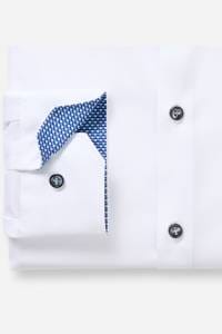 OLYMP No. Six Super Slim Hemd weiss, Einfarbig