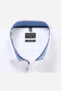 OLYMP No. Six Super Slim Hemd weiss, Einfarbig