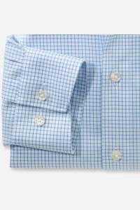 OLYMP Luxor Modern Fit Hemd bleu, Kariert