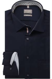 OLYMP Luxor Comfort Fit Hemd marine, Faux-uni