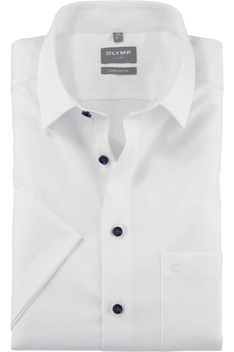 OLYMP Luxor Comfort Fit Hemd weiss, Faux-uni