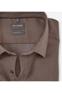 OLYMP Luxor Comfort Fit Hemd braun, Faux-uni