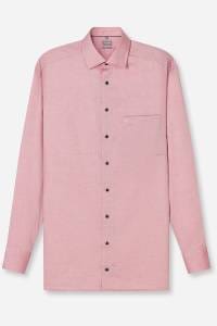 OLYMP Luxor Comfort Fit Hemd ziegelrot, Faux-uni