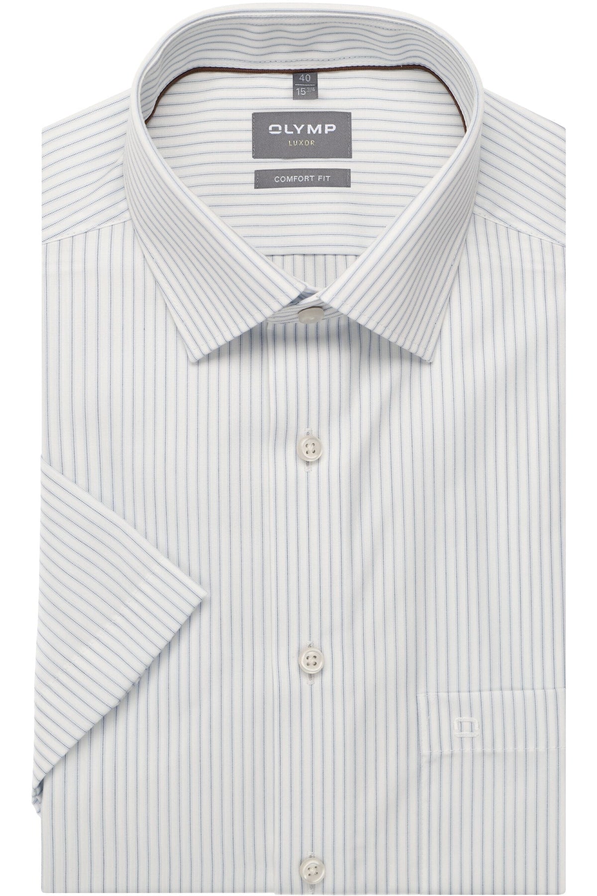 OLYMP Luxor Comfort Fit Hemd bleu, Gestreift