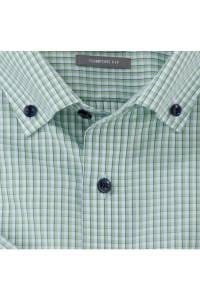 OLYMP Luxor Comfort Fit Hemd lindgrün, Kariert