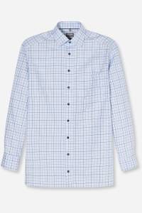 OLYMP Luxor Comfort Fit Hemd blau, Kariert