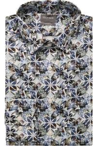 OLYMP Luxor Comfort Fit Hemd weiss, Bedruckt