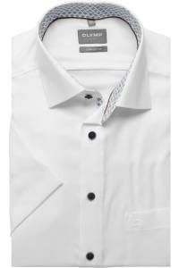 OLYMP Luxor Comfort Fit Hemd weiss, Faux-uni
