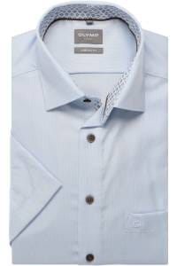 OLYMP Luxor Comfort Fit Hemd bleu, Faux-uni