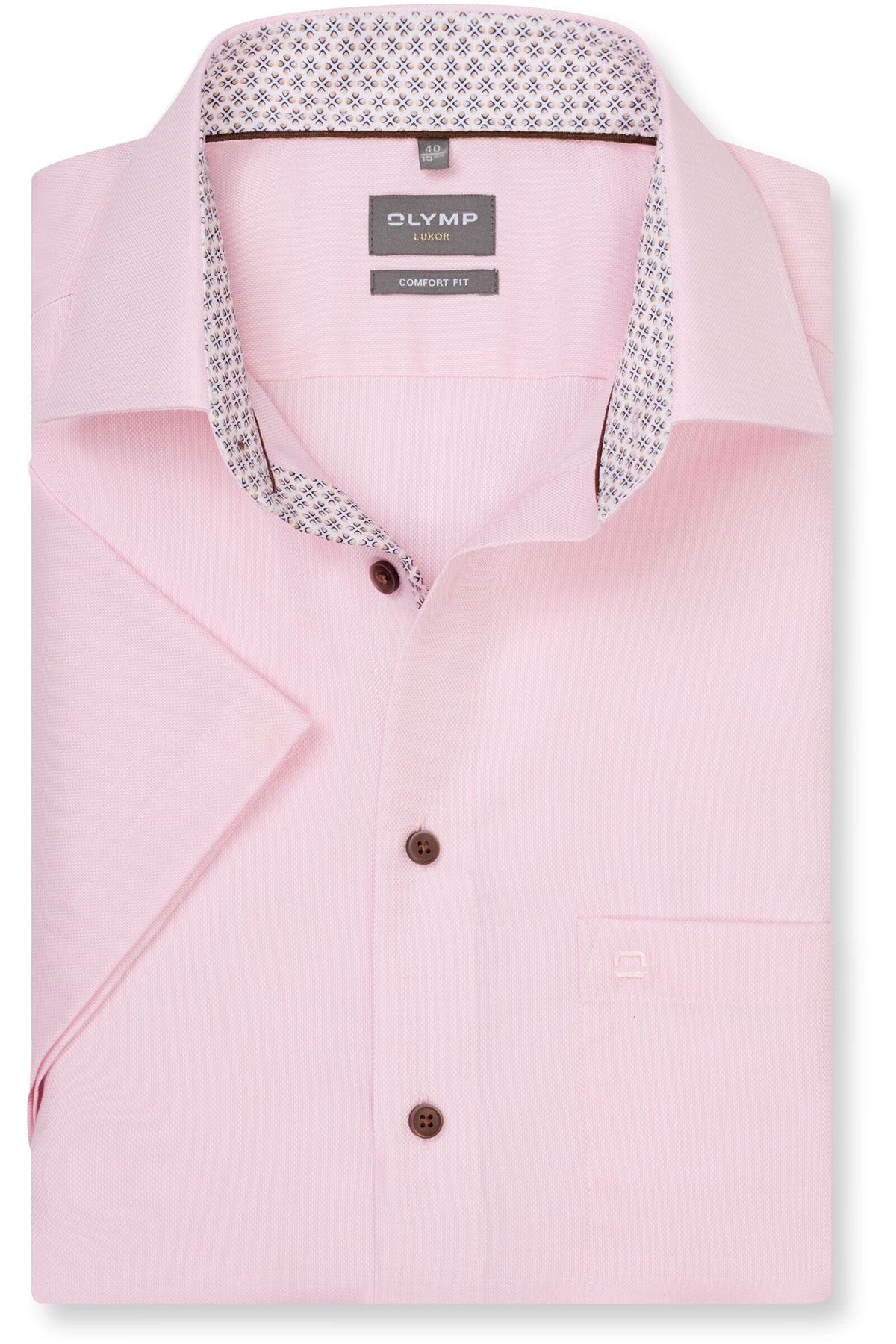 OLYMP Luxor Comfort Fit Hemd pink, Einfarbig