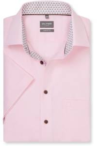 OLYMP Luxor Comfort Fit Hemd pink, Einfarbig
