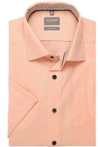 OLYMP Luxor Comfort Fit Hemd mandarin, Faux-uni