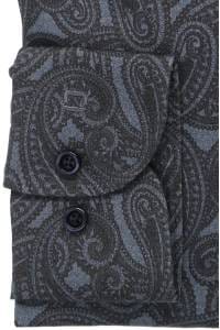 OLYMP Luxor Comfort Fit Hemd marine, Gemustert