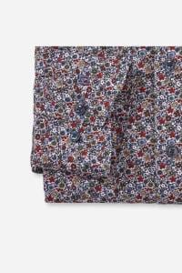 OLYMP Luxor Comfort Fit Hemd ziegelrot, Blumen