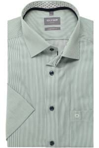 OLYMP Luxor Comfort Fit Hemd grün, Gestreift