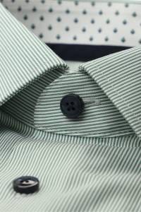 OLYMP Luxor Comfort Fit Hemd grün, Gestreift