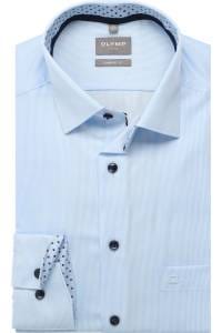 OLYMP Luxor Comfort Fit Hemd blau, Gestreift