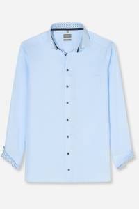 OLYMP Luxor Comfort Fit Hemd blau, Gestreift