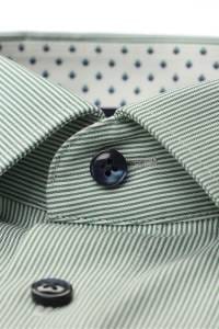 OLYMP Luxor Comfort Fit Hemd grün, Gestreift