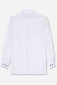 OLYMP Luxor Comfort Fit Hemd weiss, Einfarbig