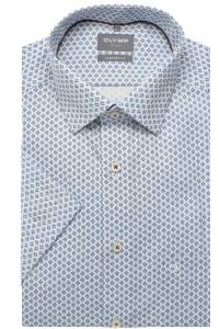 OLYMP Luxor Comfort Fit Hemd bleu, Bedruckt