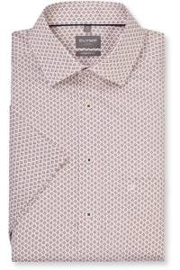 OLYMP Luxor Comfort Fit Hemd mandarin, Bedruckt