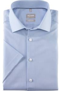 OLYMP Luxor Performance Climate Control Comfort Fit Hemd bleu, Einfarbig