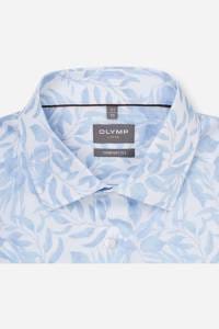 OLYMP Luxor Comfort Fit Hemd blau, Bedruckt