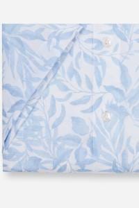 OLYMP Luxor Comfort Fit Hemd blau, Bedruckt