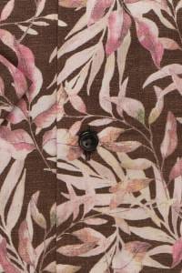 OLYMP Luxor Comfort Fit Hemd braun, Bedruckt