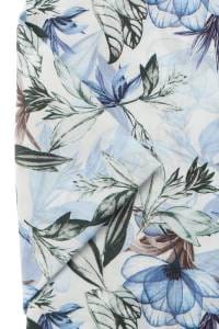 OLYMP Luxor Comfort Fit Hemd bleu, Blumen