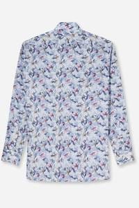 OLYMP Luxor Comfort Fit Hemd marine, Bedruckt