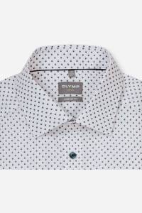 OLYMP Luxor Comfort Fit Hemd weiss, Bedruckt