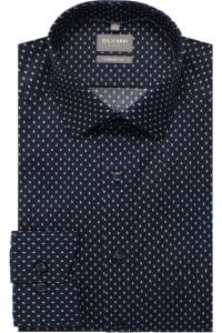 OLYMP Luxor Comfort Fit Hemd marine, Bedruckt