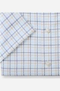 OLYMP Luxor Comfort Fit Hemd bleu, Kariert
