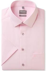 OLYMP Luxor Comfort Fit Hemd rose, Faux-uni