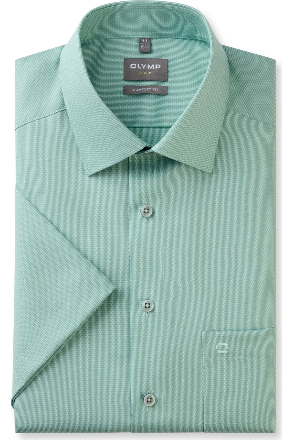 OLYMP Luxor Comfort Fit Hemd grün, Faux-uni