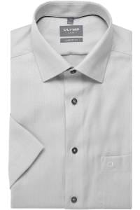 OLYMP Luxor Comfort Fit Hemd silbergrau, Faux-uni