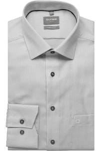 OLYMP Luxor Comfort Fit Hemd silbergrau, Faux-uni