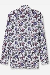 OLYMP Luxor Comfort Fit Hemd weiss, Bedruckt