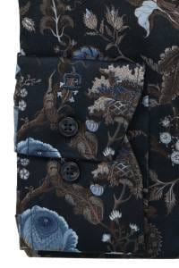 OLYMP Luxor Comfort Fit Hemd marine, Bedruckt
