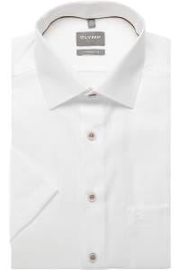 OLYMP Luxor Comfort Fit Hemd weiss, Faux-uni