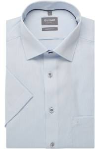 OLYMP Luxor Comfort Fit Hemd bleu, Faux-uni