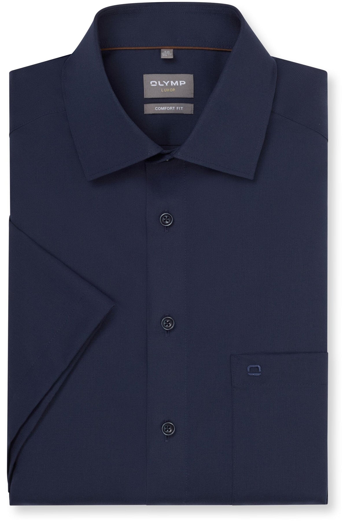 OLYMP Luxor Comfort Fit Hemd marine, Faux-uni