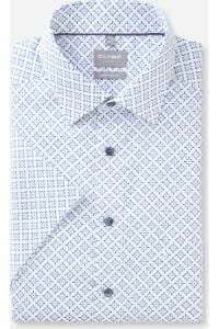 OLYMP Luxor Comfort Fit Hemd weiss, Bedruckt