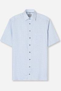 OLYMP Luxor Comfort Fit Hemd weiss, Bedruckt