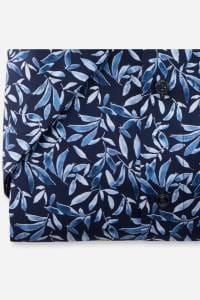 OLYMP Luxor Comfort Fit Hemd bleu, Gemustert