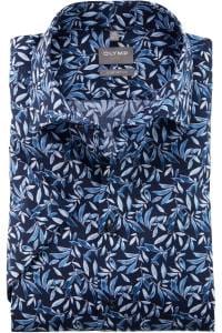 OLYMP Luxor Comfort Fit Hemd bleu, Gemustert