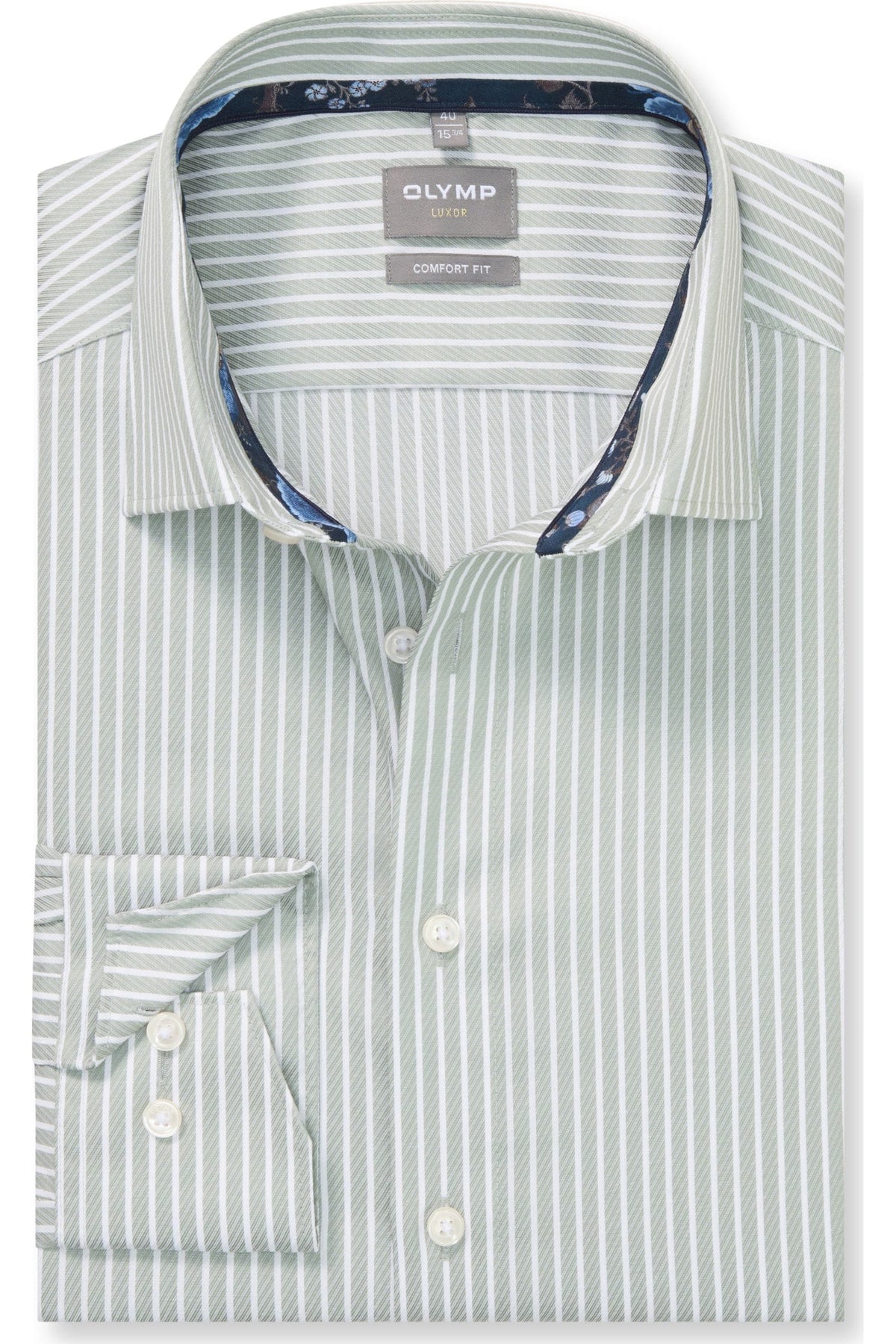 OLYMP Luxor Comfort Fit Hemd kitt, Gestreift